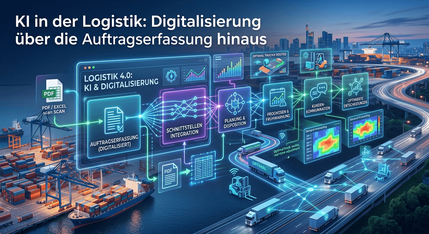 KI in der Logistik: Digitalisierung über die Auftragserfassung hinaus